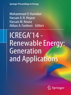 cover image of ICREGA'14--Renewable Energy